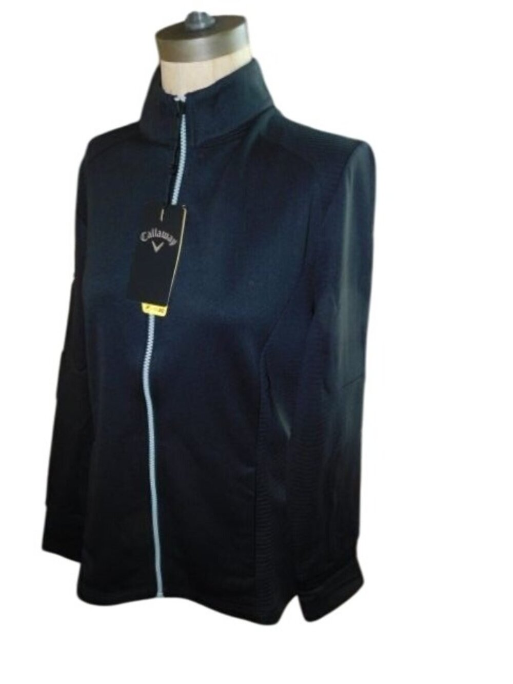 Callaway Size S Small Full Zip Front Black Golf Jacket NWT - Picture 4 of 4